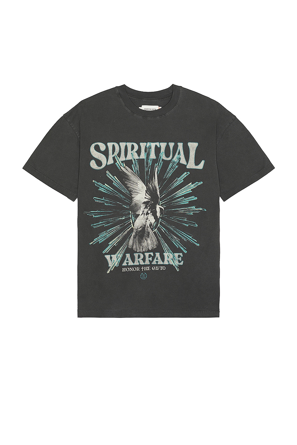 A-spring Spiritual Conflict Tee in Black