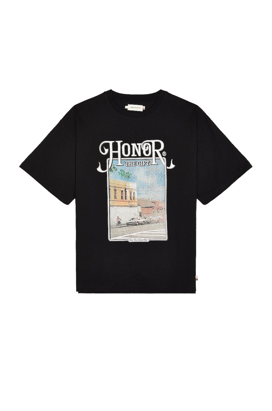 Image 1 of Honor The Gift Our Block Tee in Black
