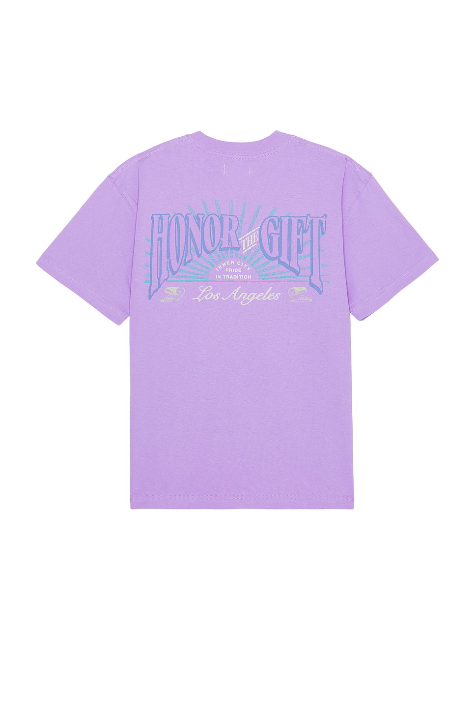 Image 1 of Honor The Gift Cigar Label Short Sleeve Tee in Purple