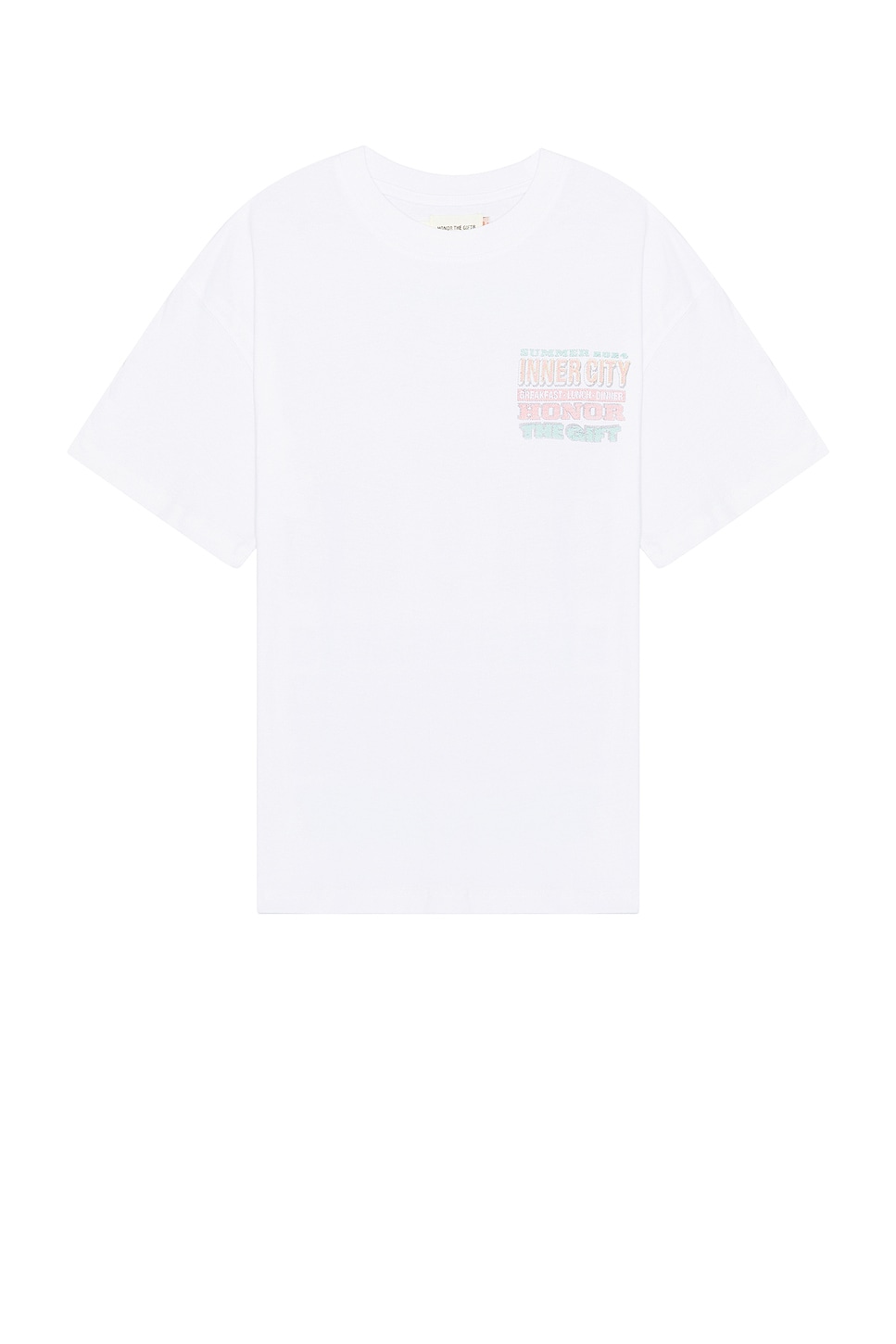 Shop Honor The Gift Burgers Short Sleeve Tee In Whtie