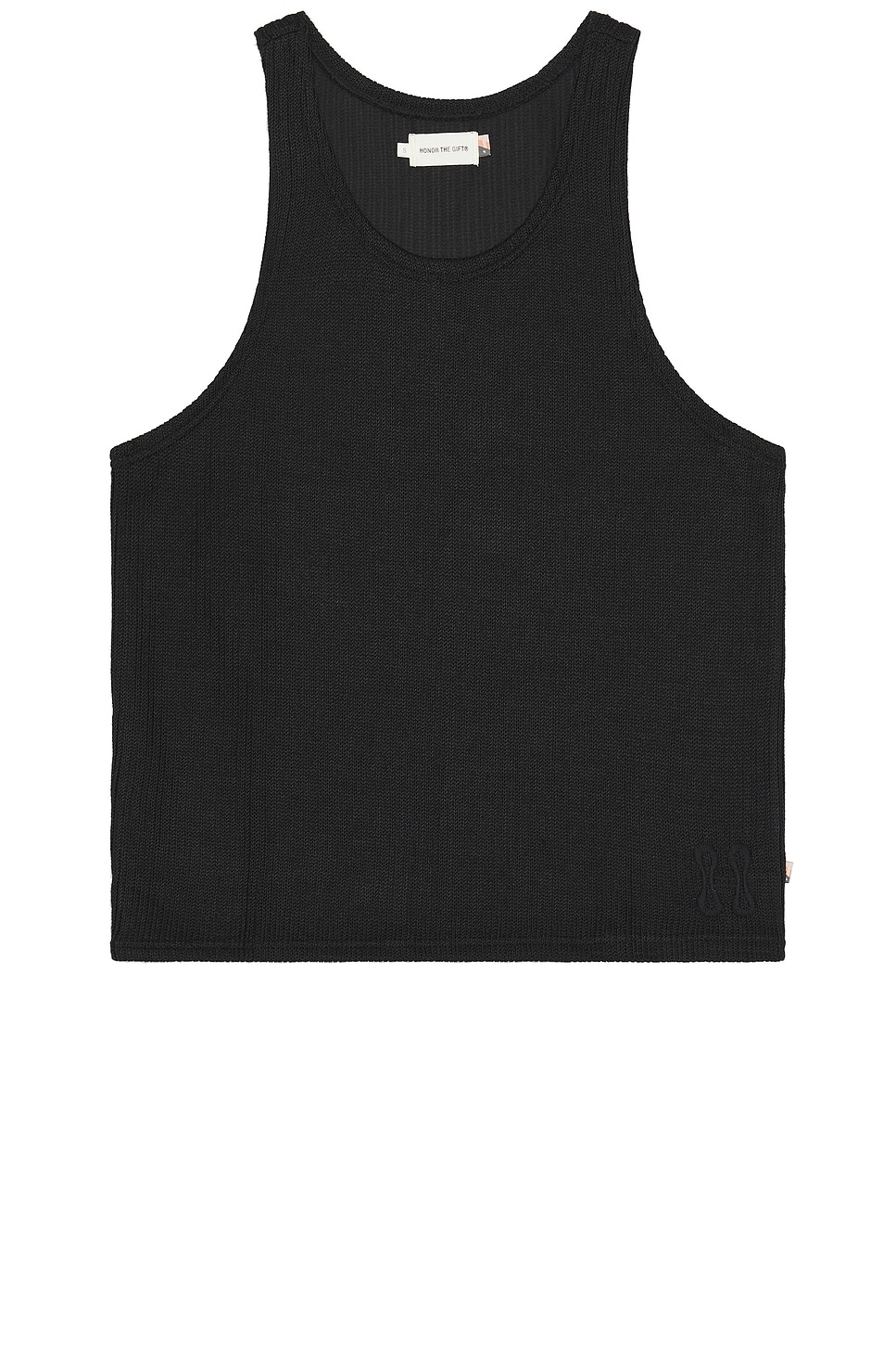 Shop Honor The Gift Knit Tank Top In Black