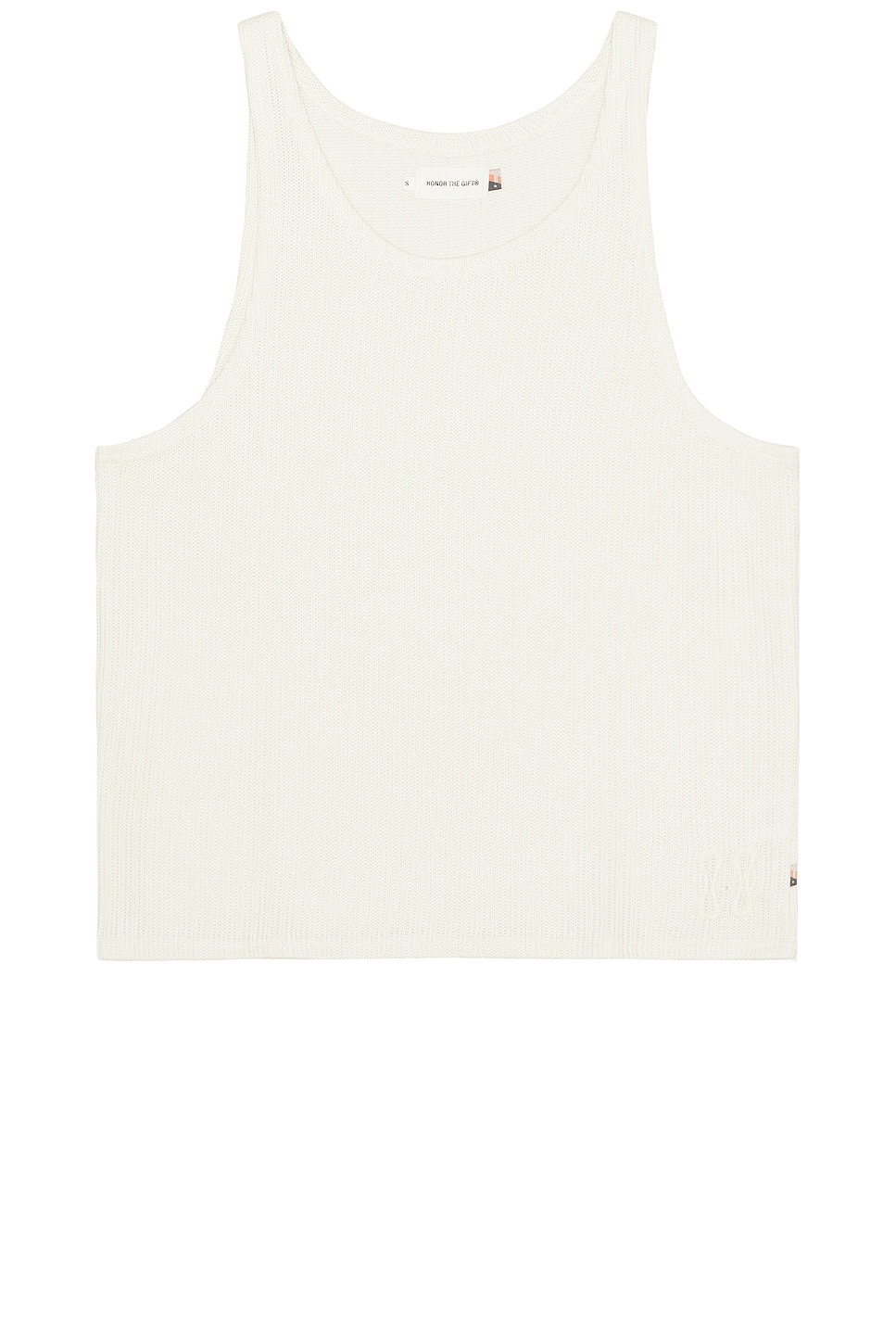 Shop Honor The Gift Knit Tank Top In Bone
