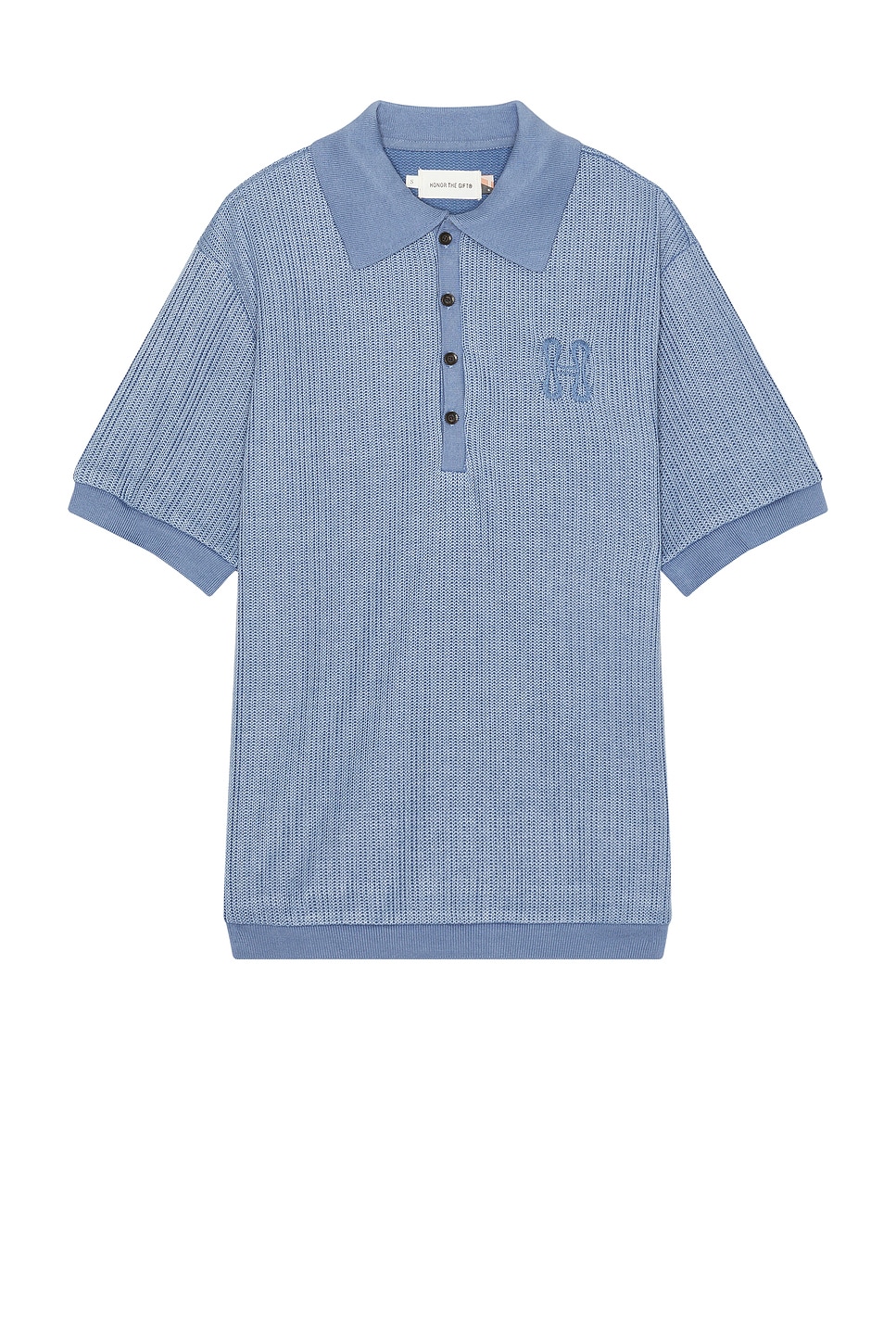 Image 1 of Honor The Gift Knit Polo in Blue