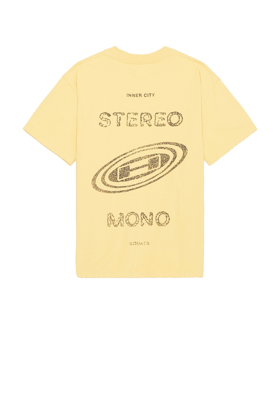 Image 1 of Honor The Gift Stereo Mono Tee in Yellow