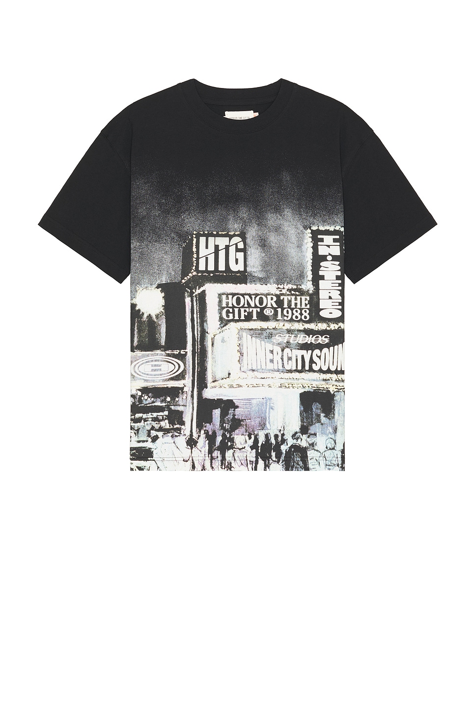 Image 1 of Honor The Gift City Lights Tee in Black