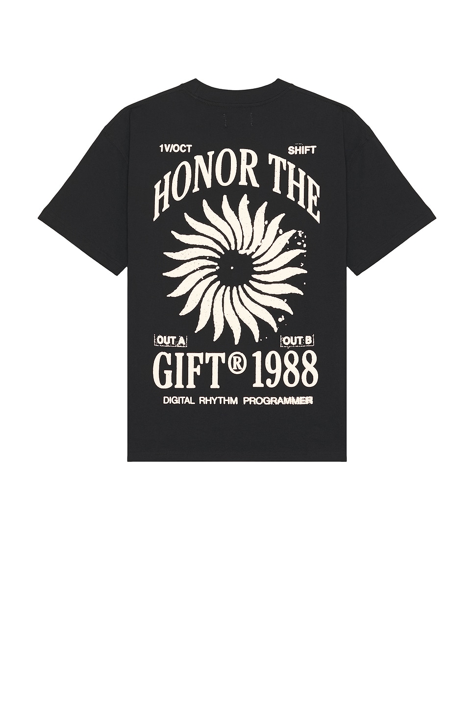 Image 1 of Honor The Gift Sunray Logo Tee in Black