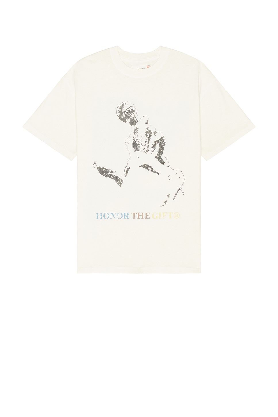 Image 1 of Honor The Gift Live And Direct Tee in Cream