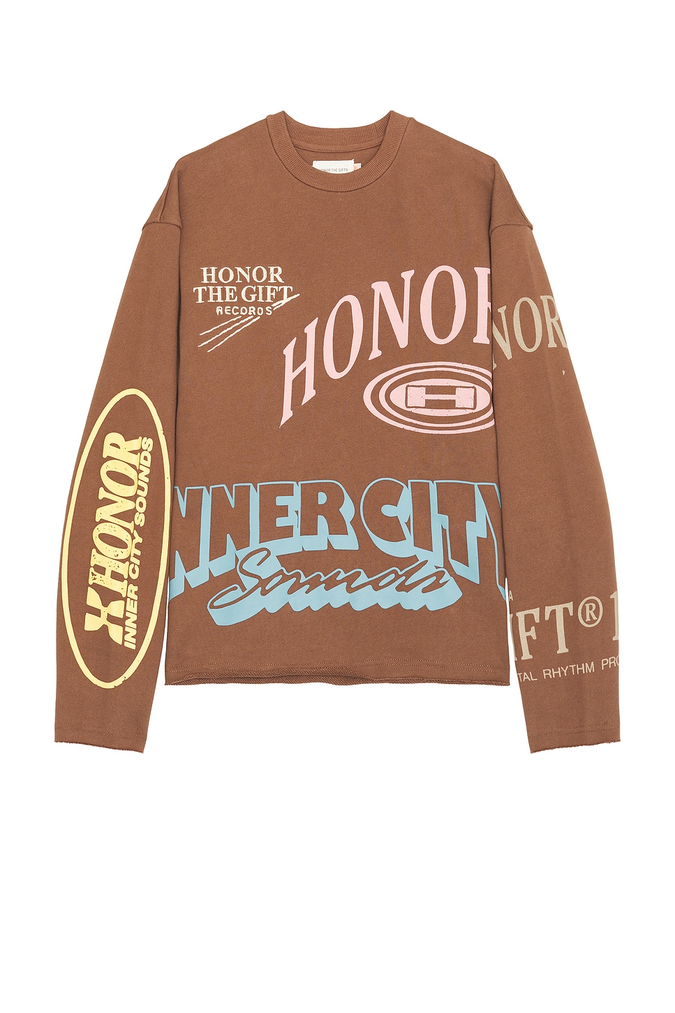 Image 1 of Honor The Gift Studio Crewneck 2.0 in Brown