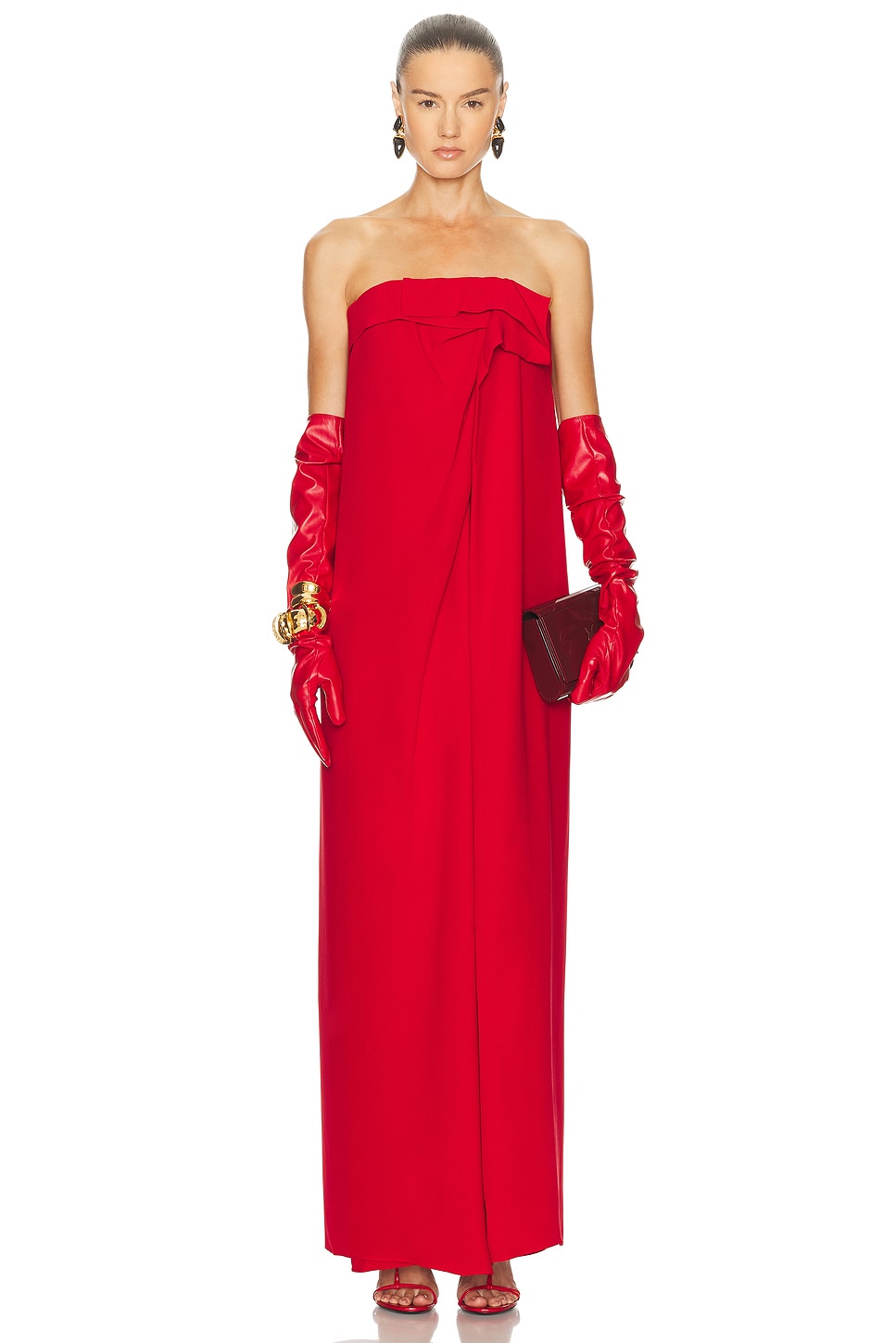 Image 1 of HEIRLOME Manuela Dress in Red