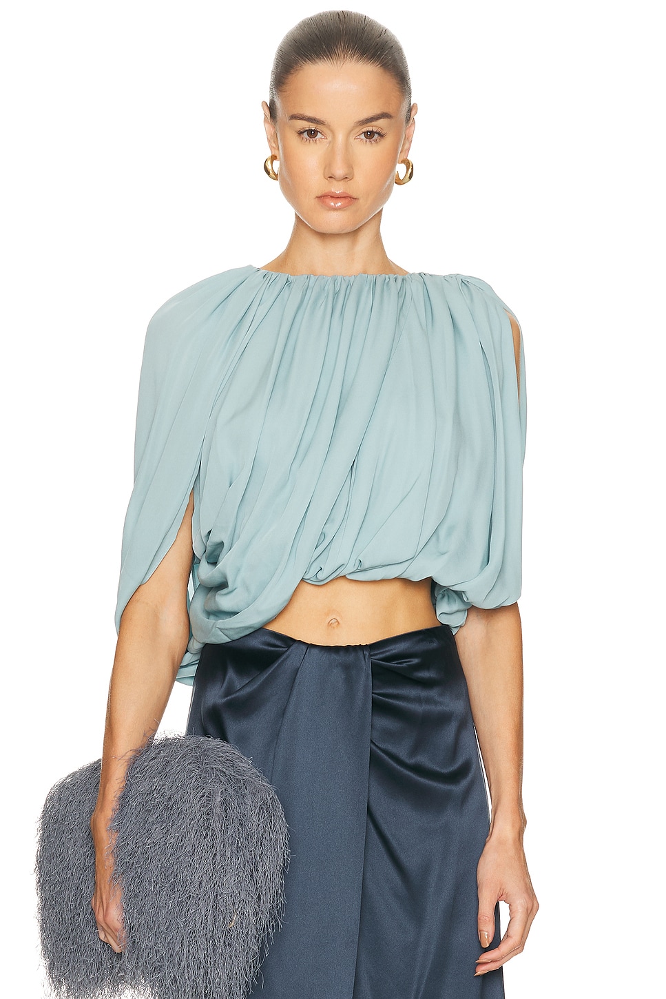 Image 1 of HEIRLOME Marie Top in Sky