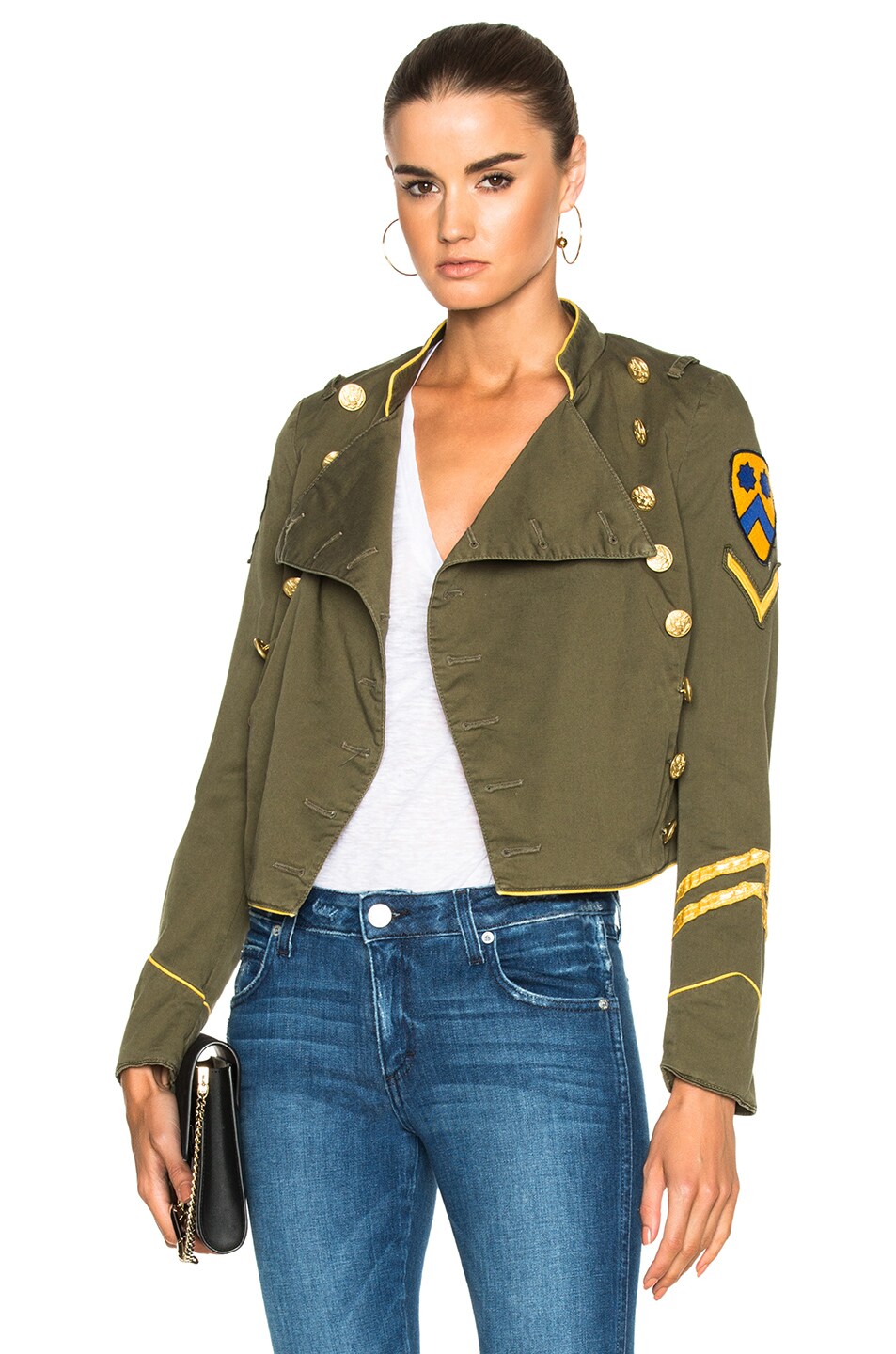 Image 1 of HISTORY REPEATS Giacca Donna History Jacket in Army Green