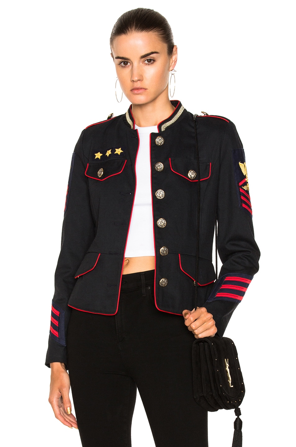Image 1 of HISTORY REPEATS Military Jacket in Navy