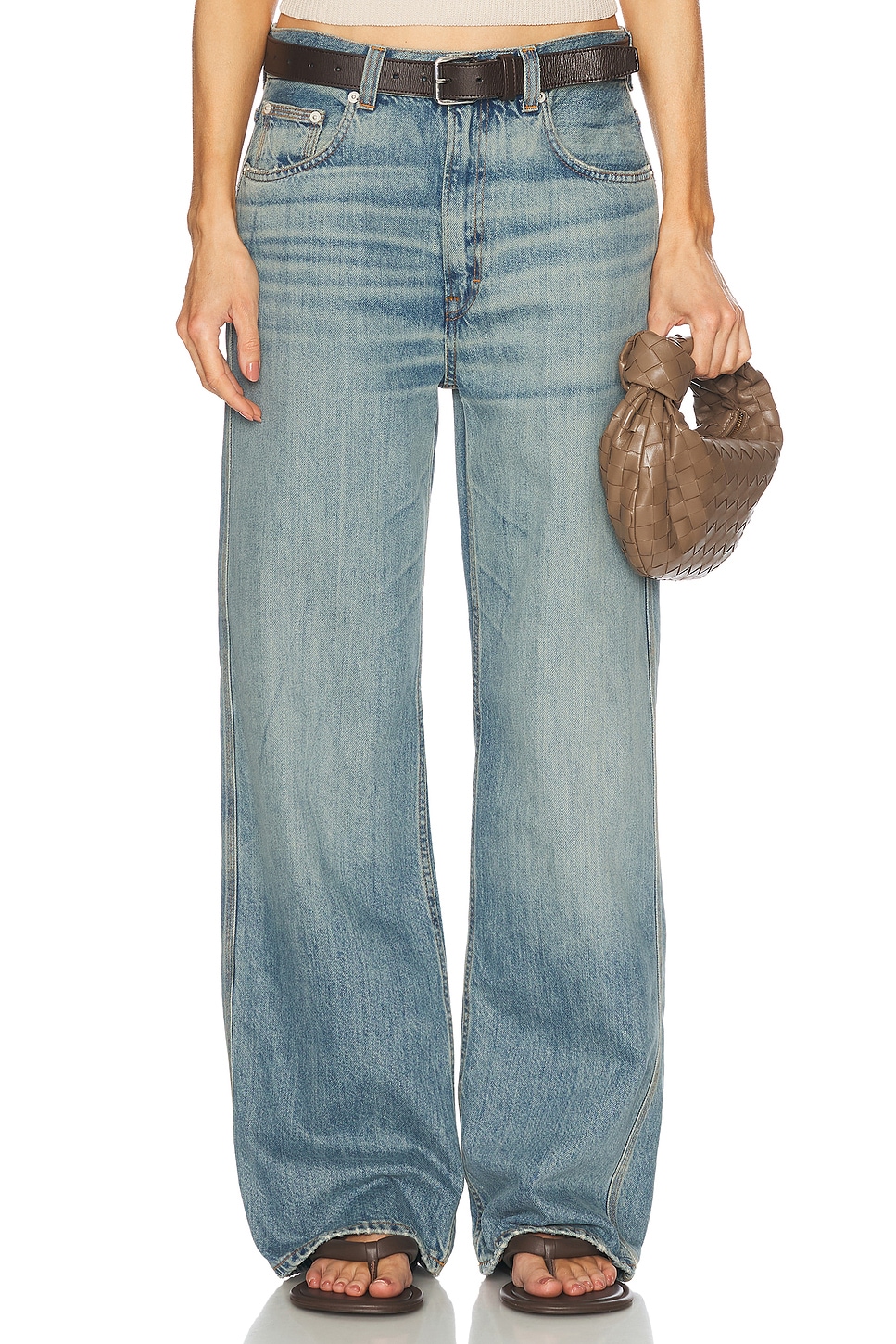 Image 1 of Haikure Winona Straight Leg Jeans in Ionic Blue