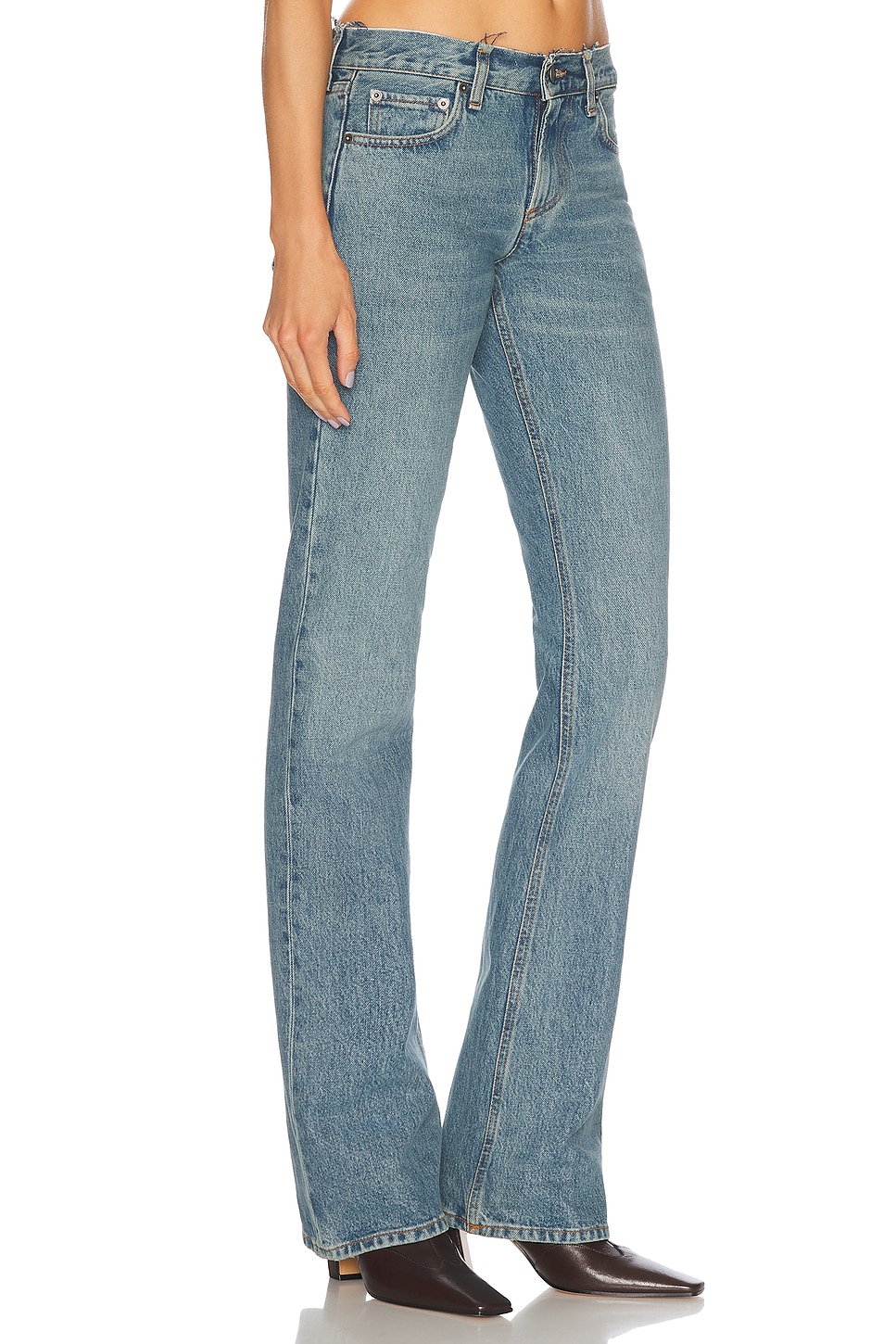 Haikure Carly Slim Straight In Lagoon Wash