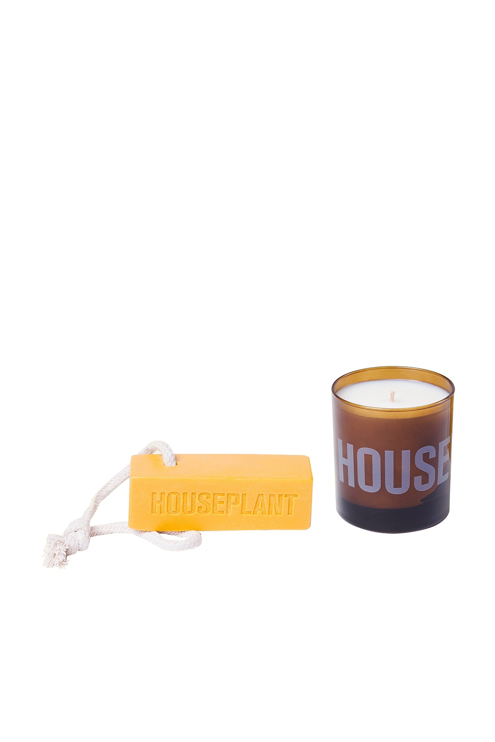Houseplant Soap And Candle Set In Amber