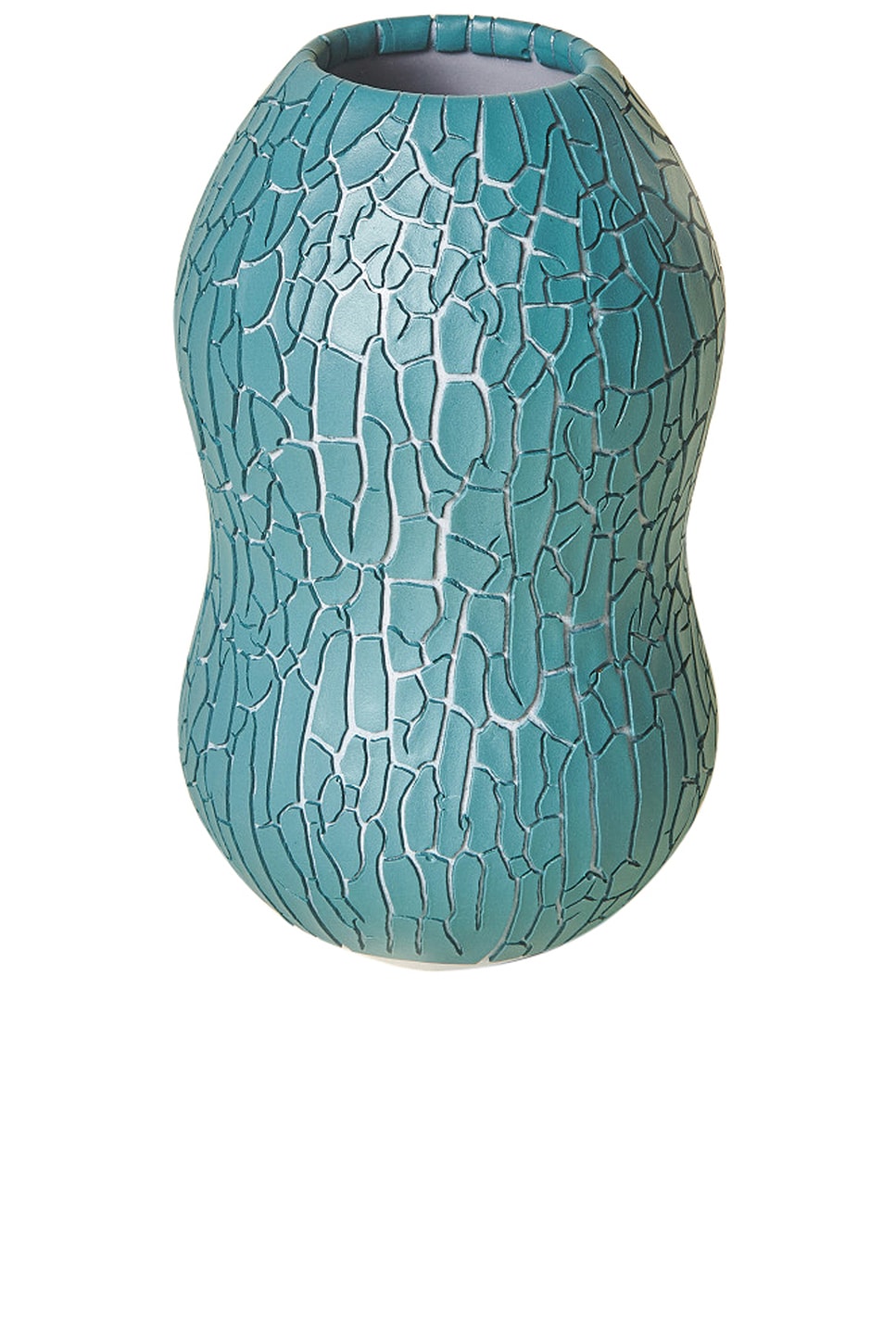 Image 1 of Houseplant Crackle Vase By Seth in Light Blue