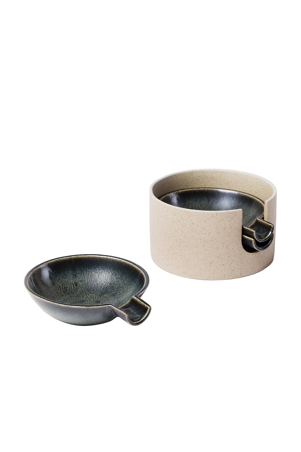 Image 1 of Houseplant Stacking Ashtray in Moss