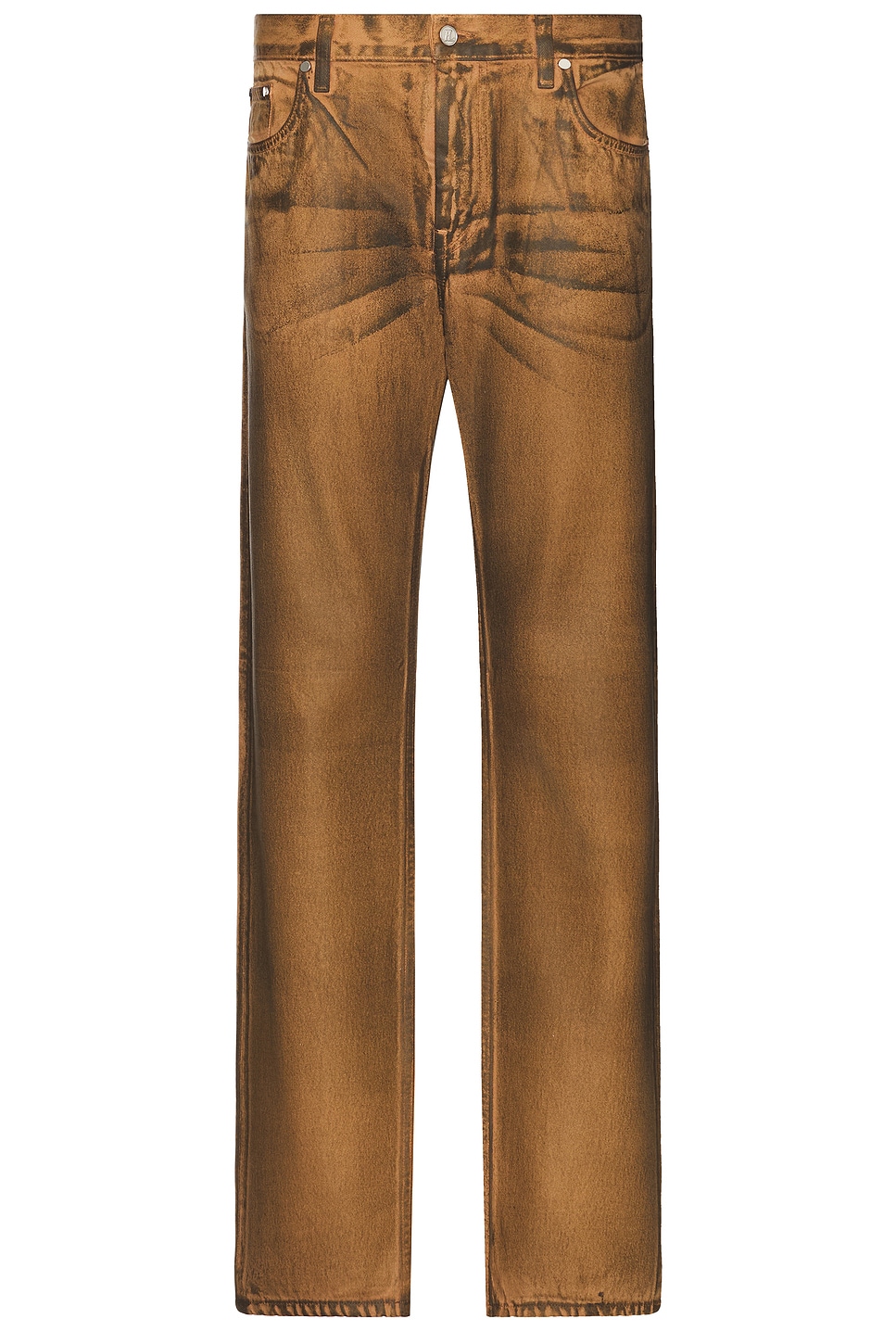 Image 1 of Helmut Lang Worker Jean in Waxed Oil Stain