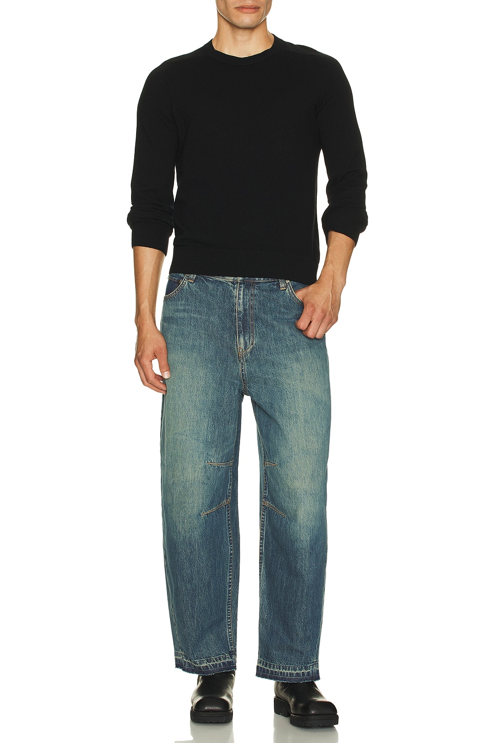Image 1 of Helmut Lang Cocoon Jean in Tinted Vintage