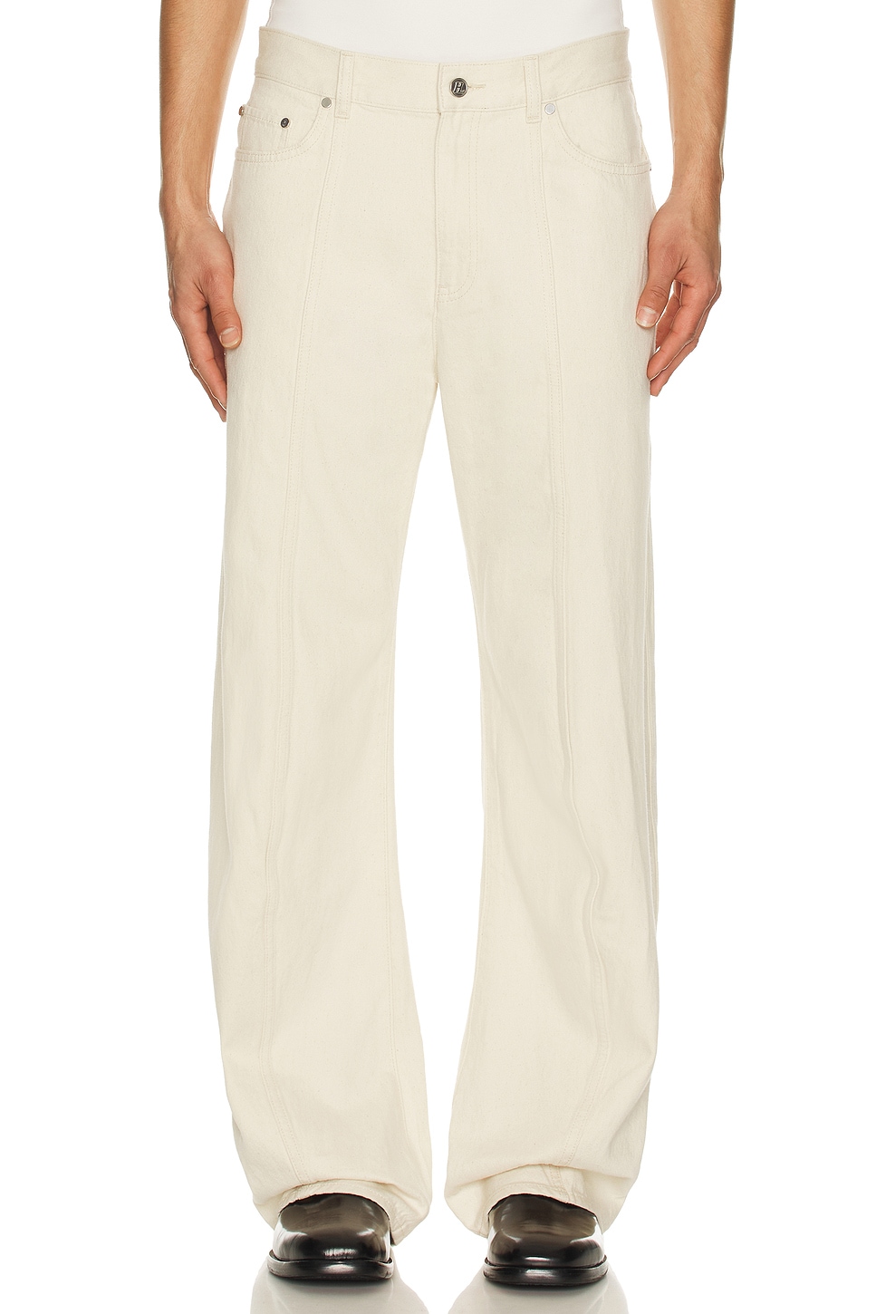 Image 1 of Helmut Lang Ski Jean in Ecru