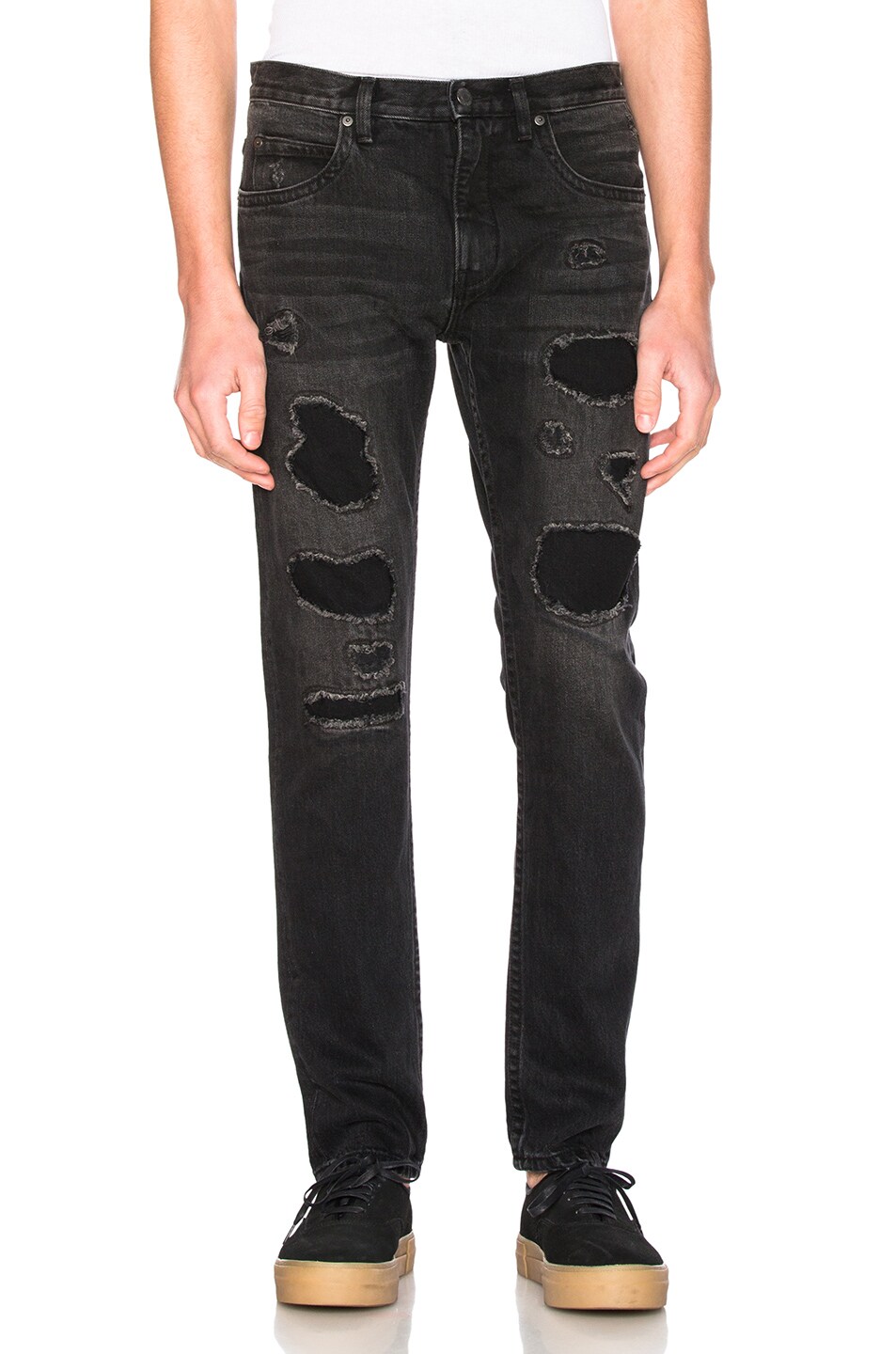 Image 1 of Helmut Lang MR87 Destroy Jeans in Black