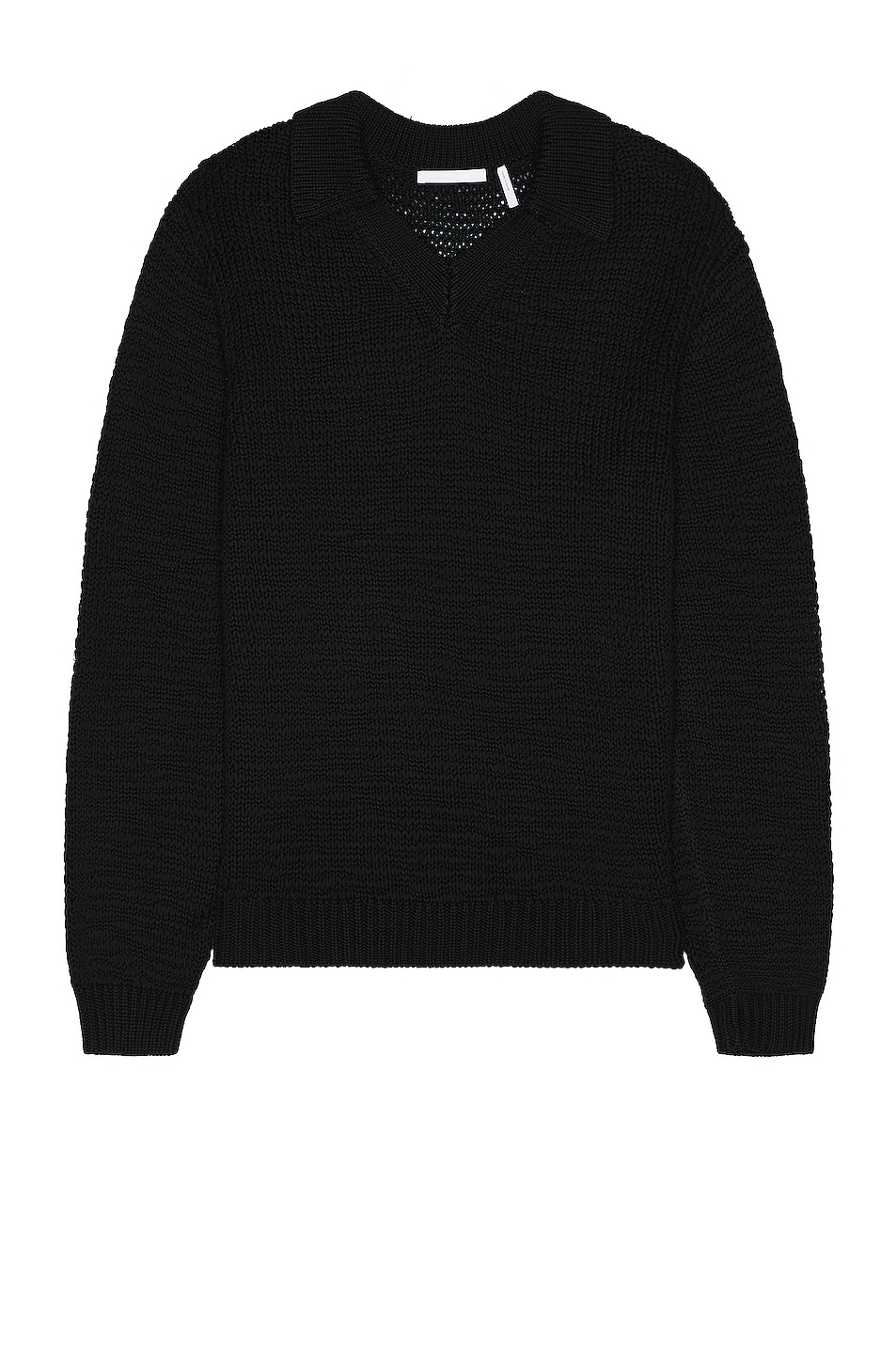 Image 1 of Helmut Lang Zach V Neck Sweater in Black
