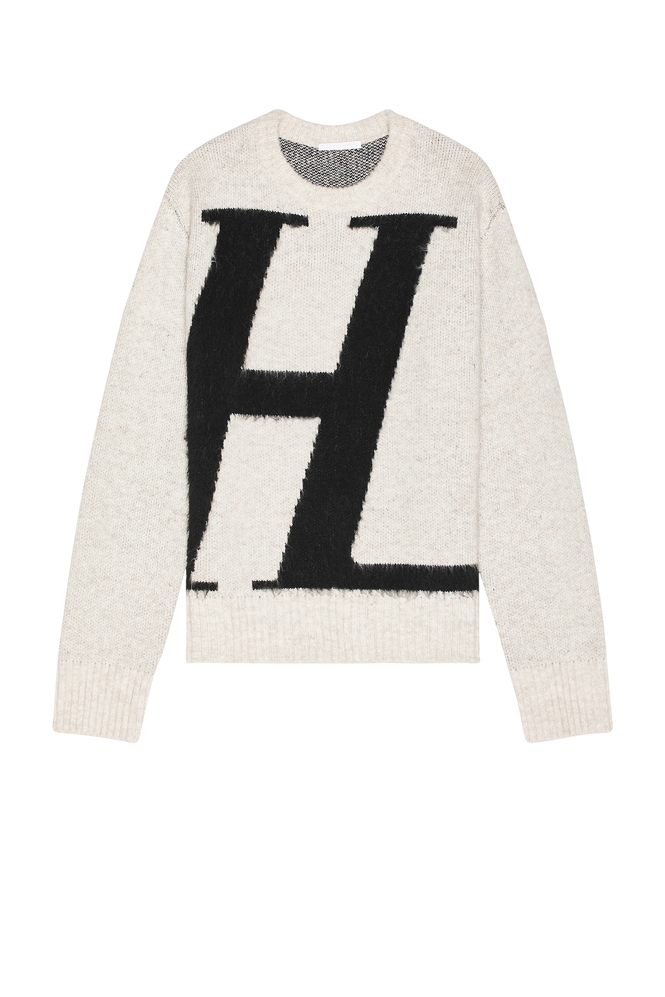 H Logo Crew Sweater in White