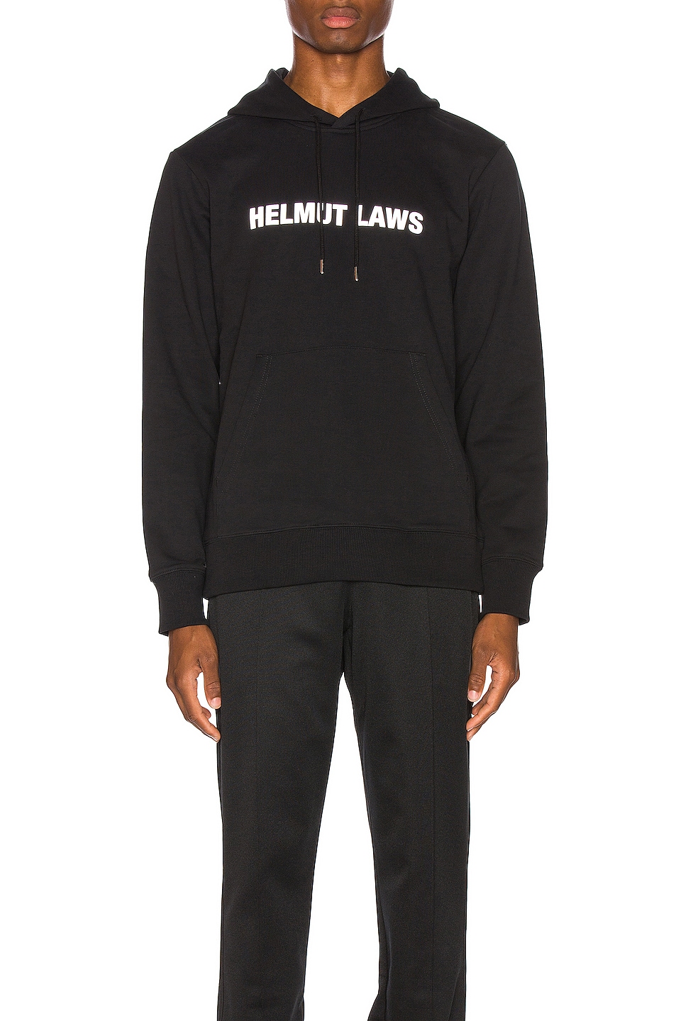 Image 1 of Helmut Lang Laws Hoodie in Black Basalt