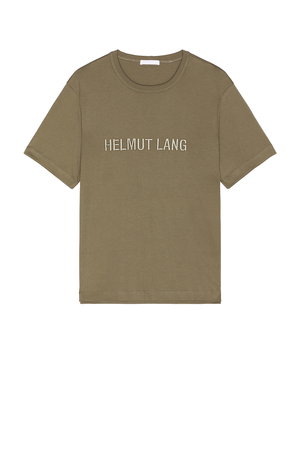 Image 1 of Helmut Lang Logo Tee in Olive