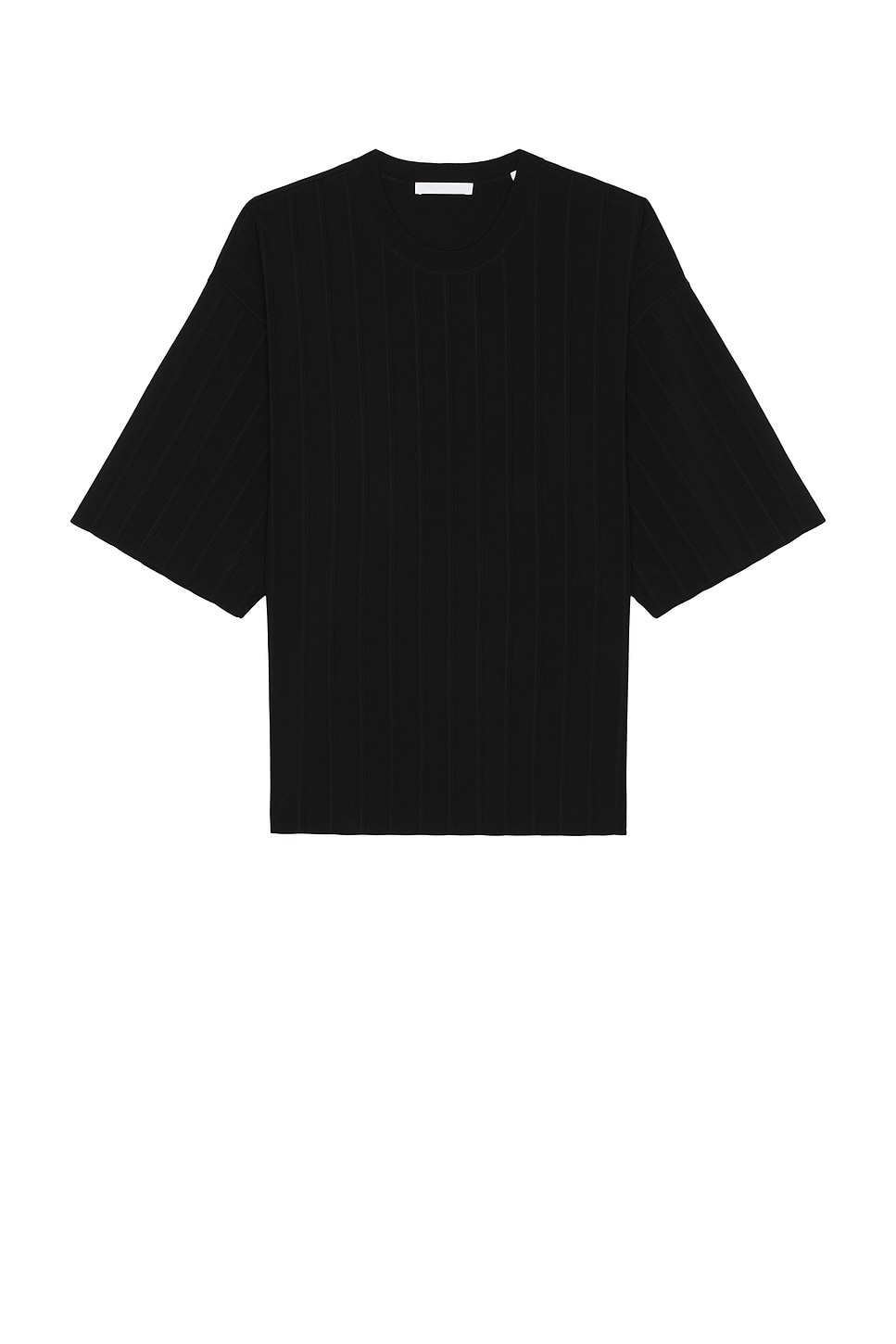 Image 1 of Helmut Lang Pleated Tee in Black