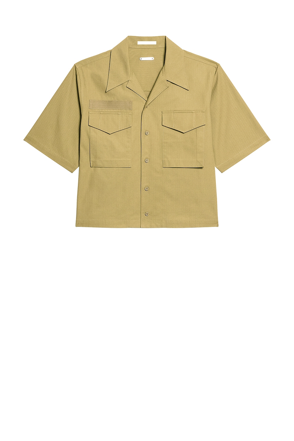 Image 1 of Helmut Lang Boxy Field Shirt in Warm Khaki