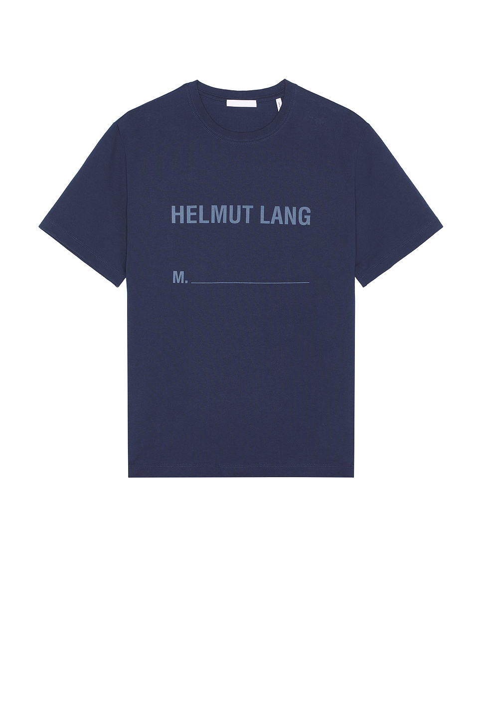 Image 1 of Helmut Lang Stamped Tee in Indigo