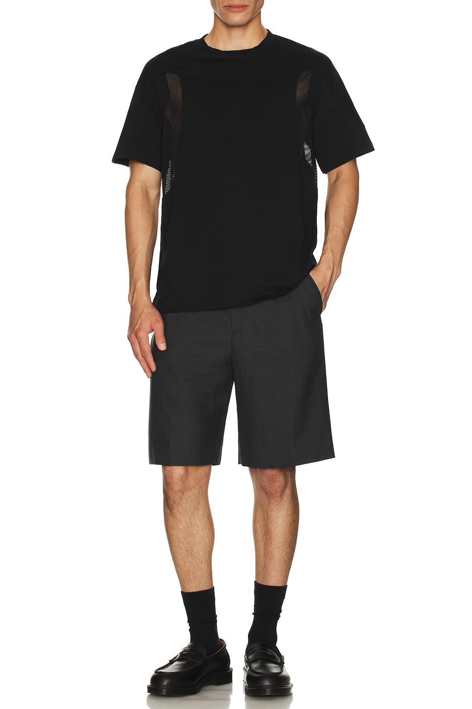 Image 1 of Helmut Lang Sport Seam Tee in Black