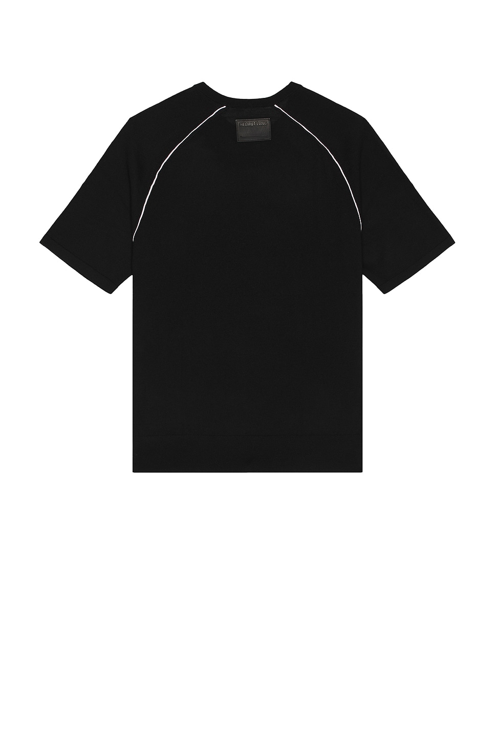 Helmut Lang Contrast Tee In Black