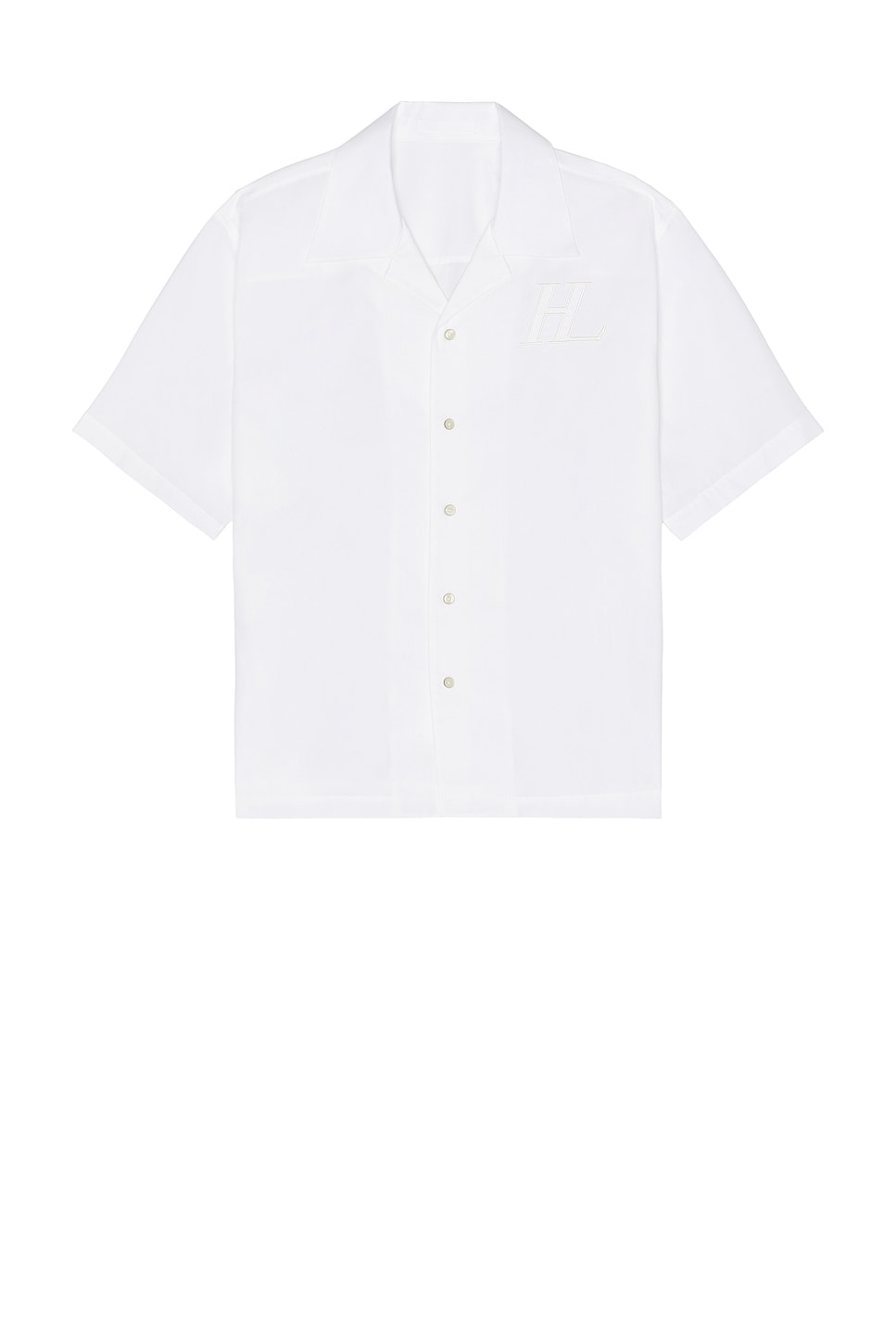 Boxy Short Sleeve Shirt in White