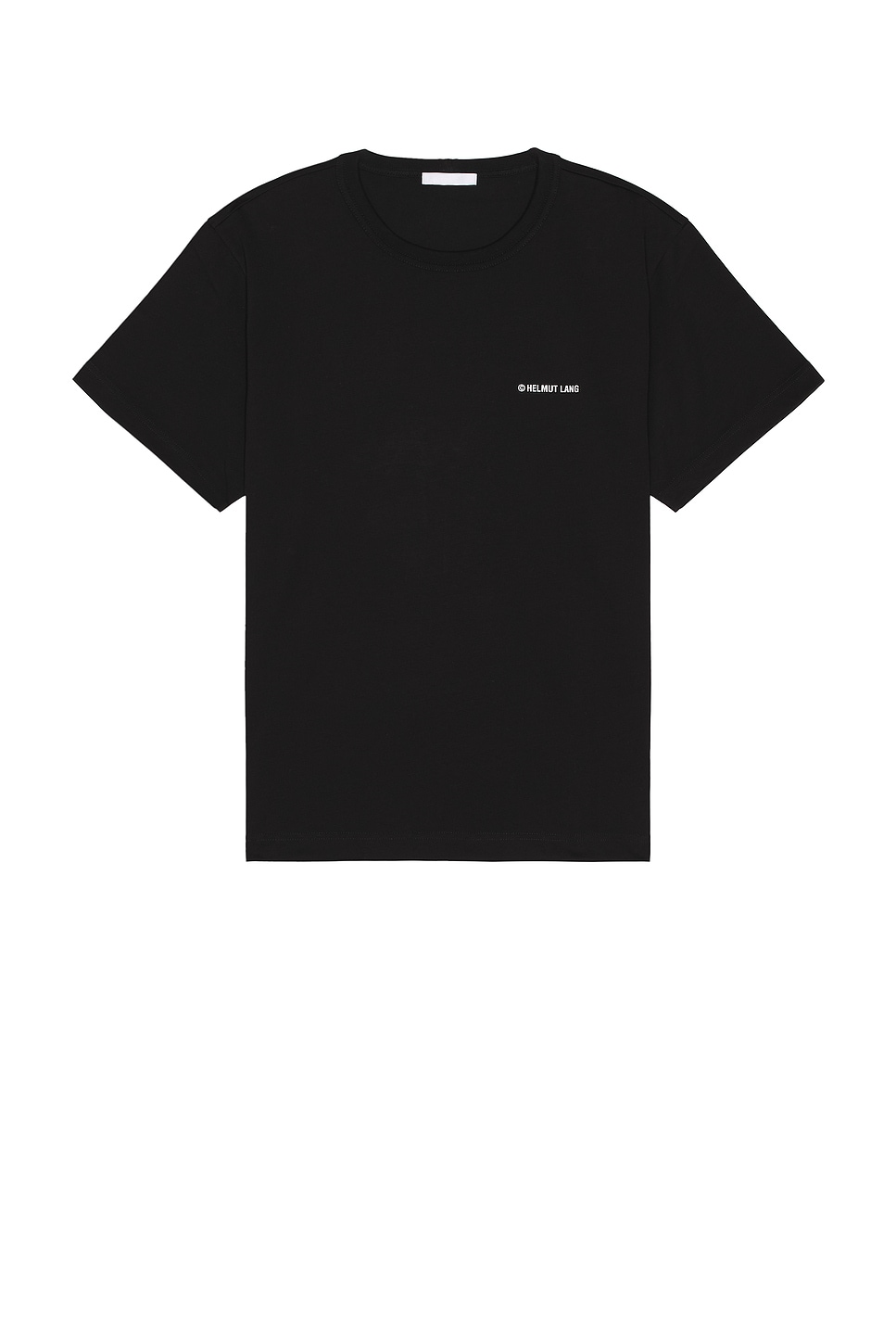 Helmut Lang Plastic Tee In Black
