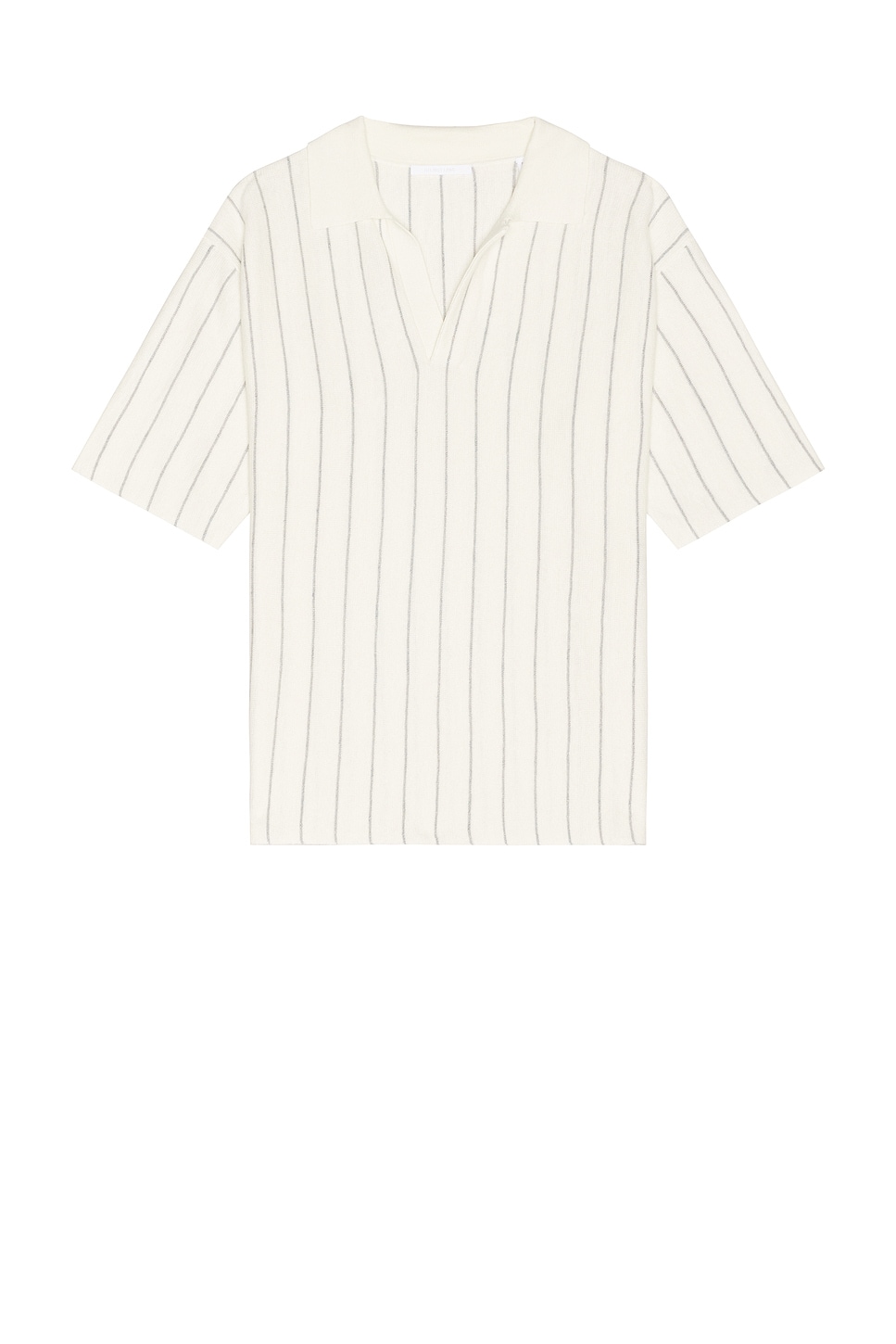 Helmut Lang Short Sleeve Stripe Polo. | Thumbnail 4