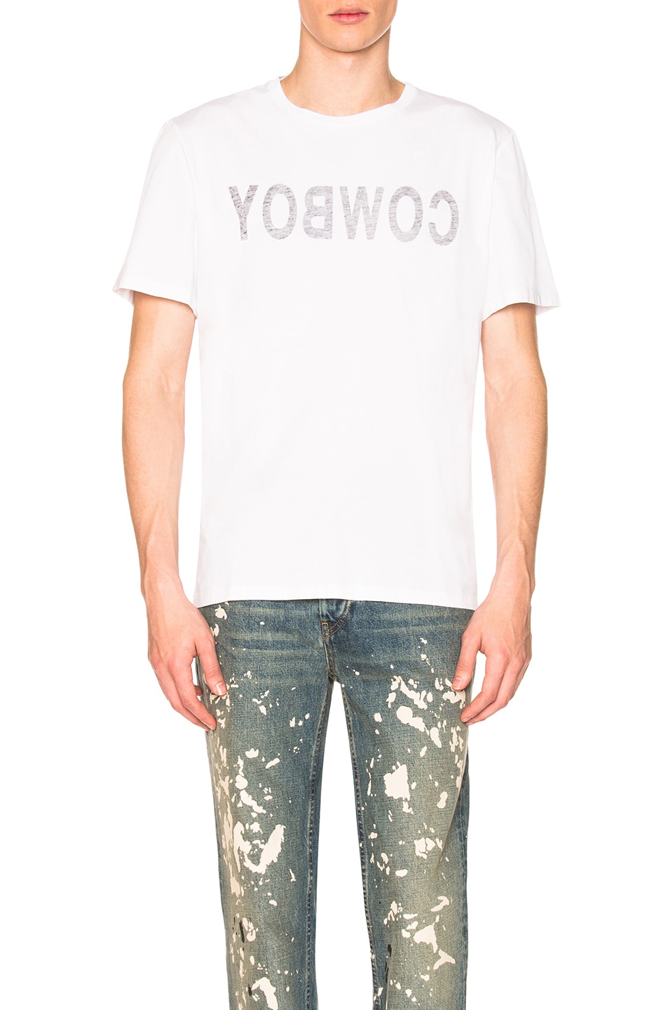 Image 1 of Helmut Lang Re-Edition Cowboy T-Shirt in White
