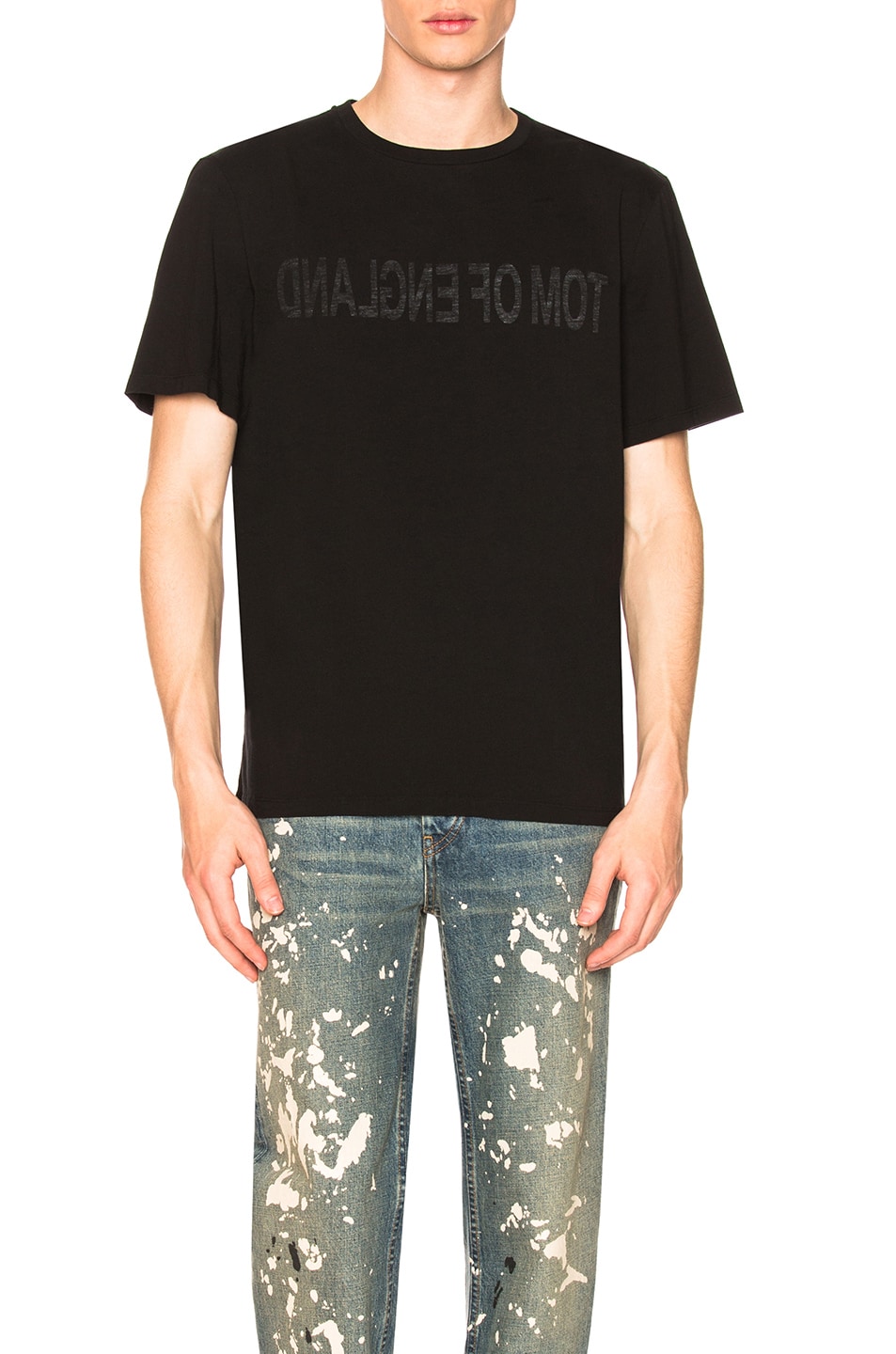 Image 1 of Helmut Lang Re-Edition Tom of England T-Shirt in Black