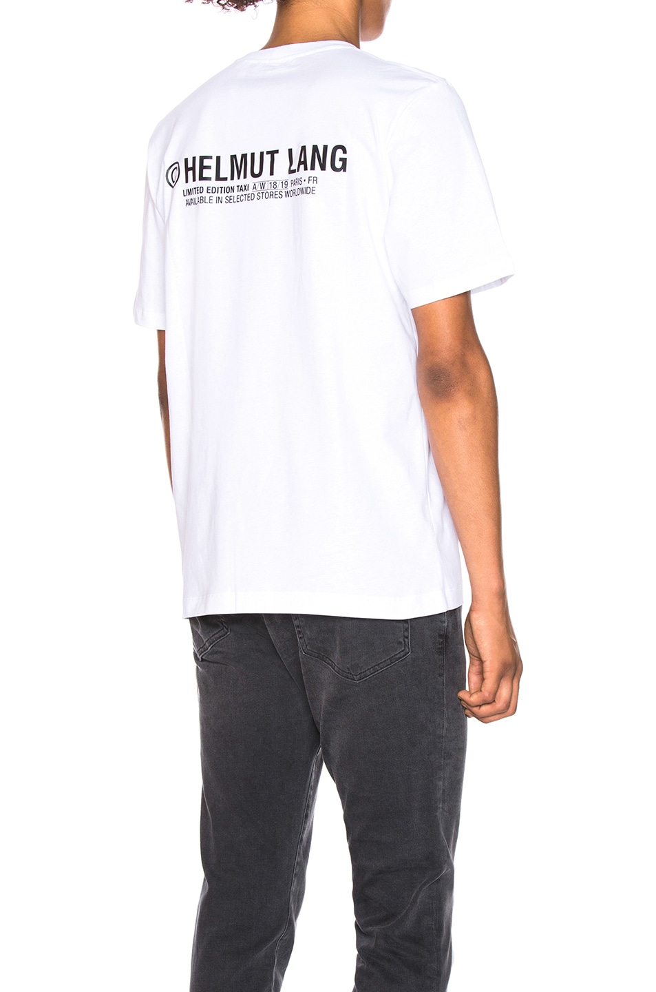 Image 1 of Helmut Lang Taxi Project Paris Tee in White
