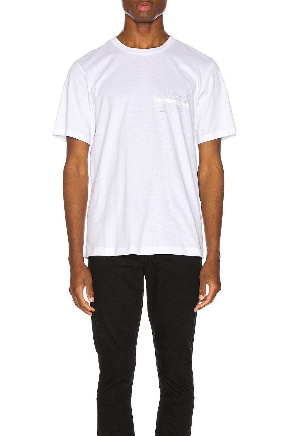 Image 1 of Helmut Lang Laws Tee in Chalk White