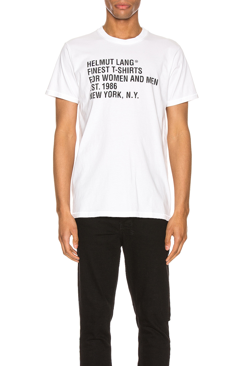 Image 1 of Helmut Lang Standard Tee in Chalk White