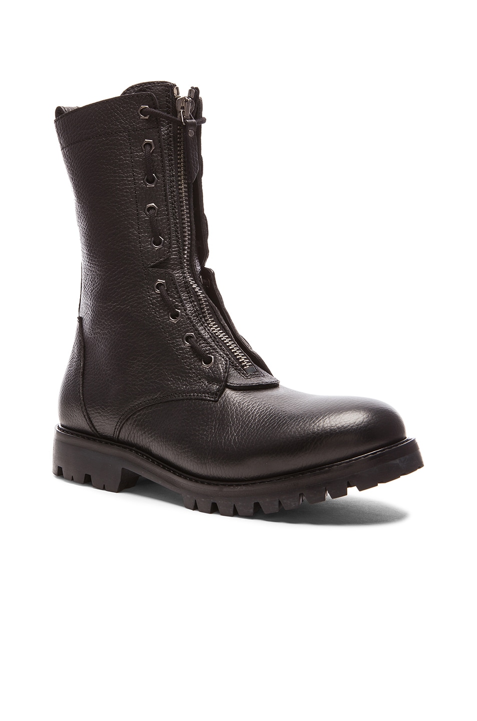 Image 1 of Helmut Lang Combat Boots in Black