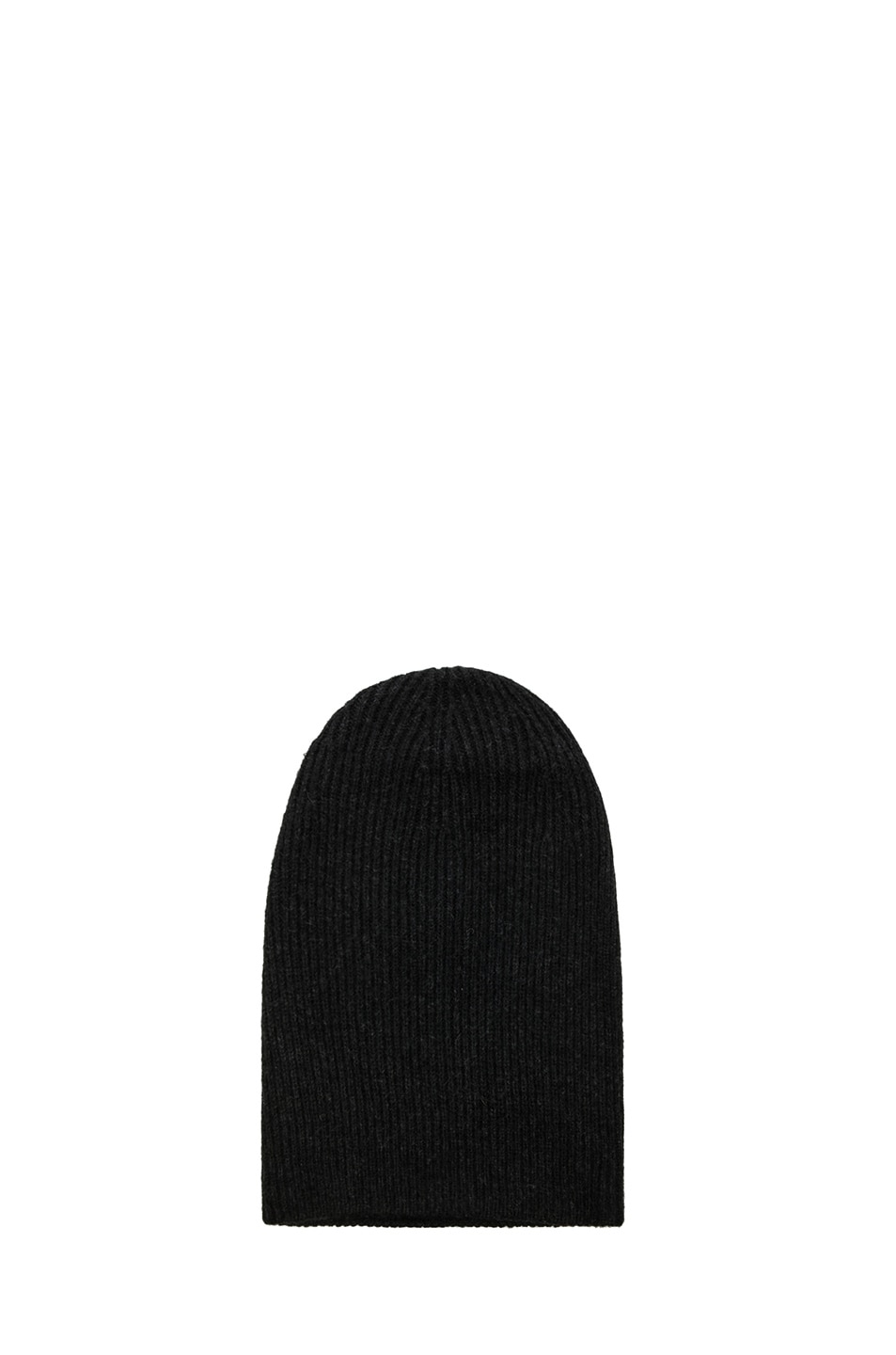 Image 1 of Helmut Lang Lux Jersey Beanie in Charcoal