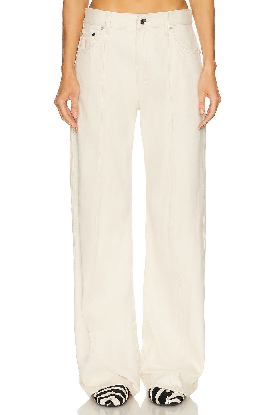 Helmut Lang Ski Straight Leg In Sand