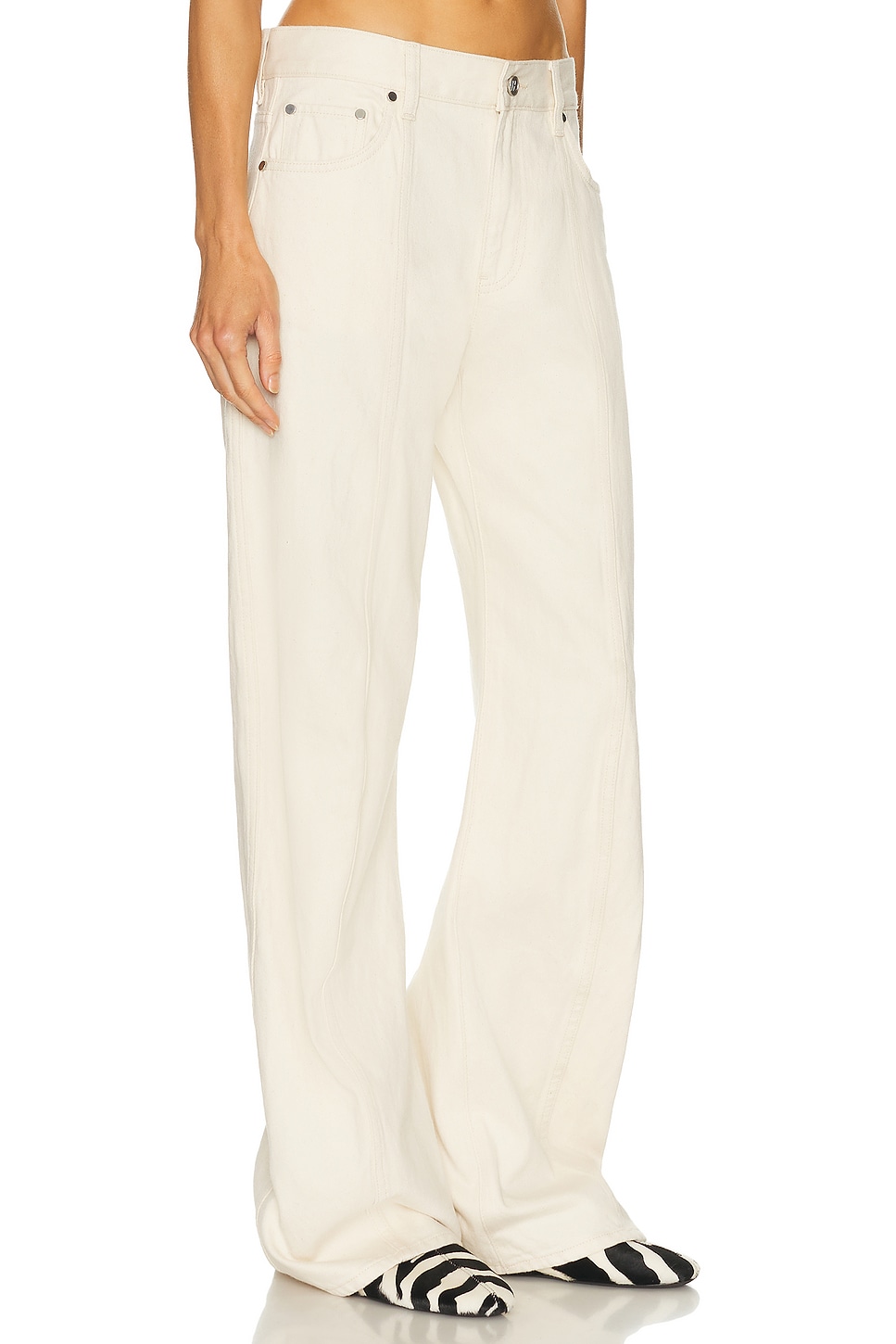 Helmut Lang Ski Straight Leg In White
