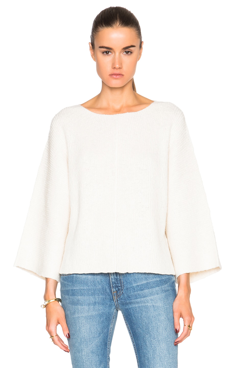 Image 1 of Helmut Lang Pullover Sweater in White