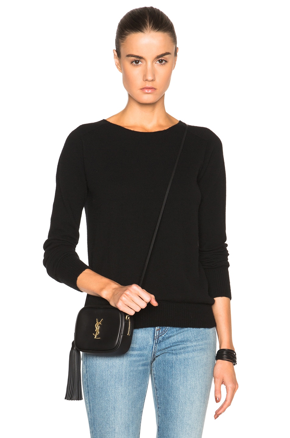 Image 1 of Helmut Lang Cashmere Sweater in Black