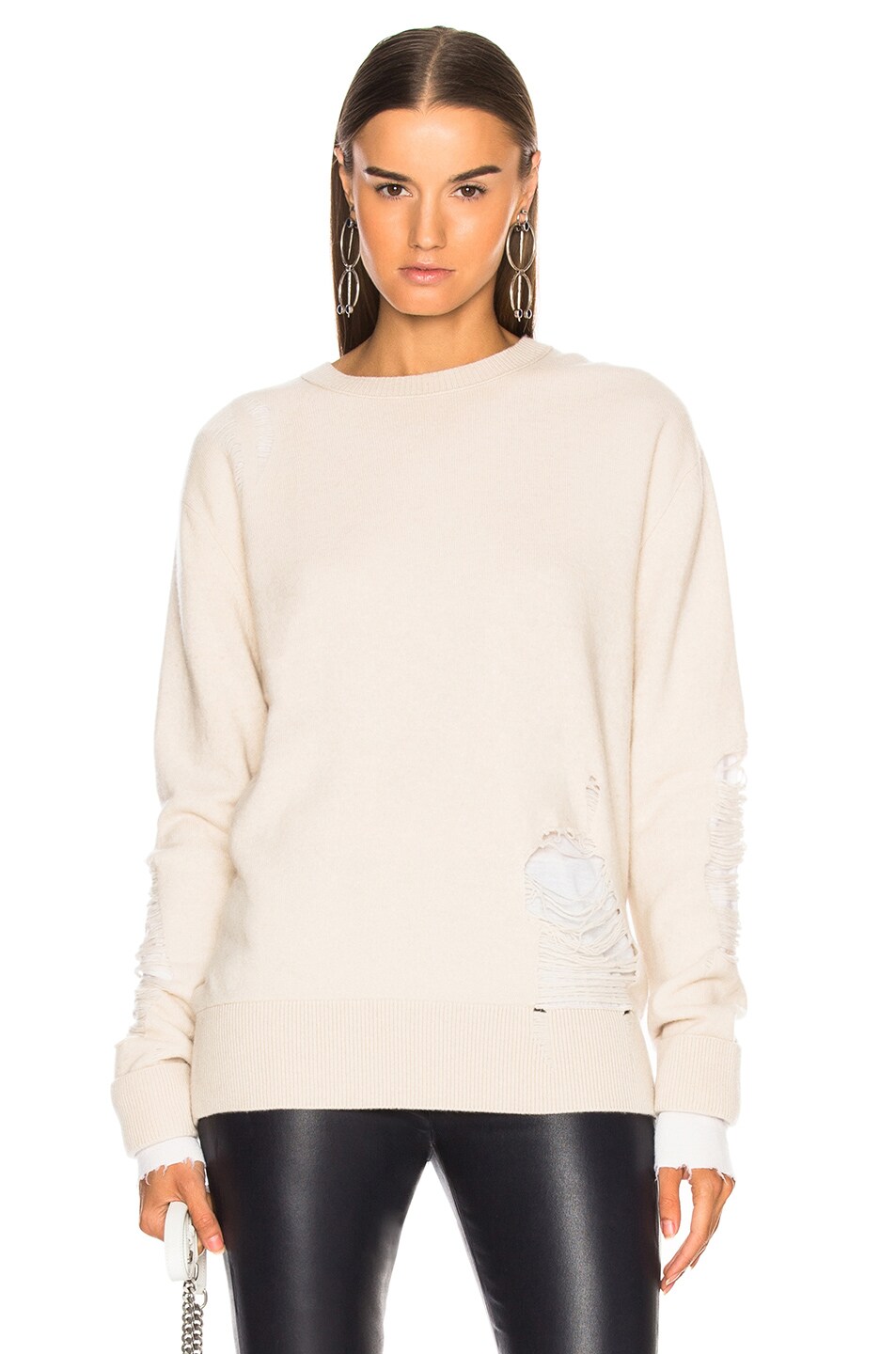 Image 1 of Helmut Lang Vintage Crew Sweater in Naked
