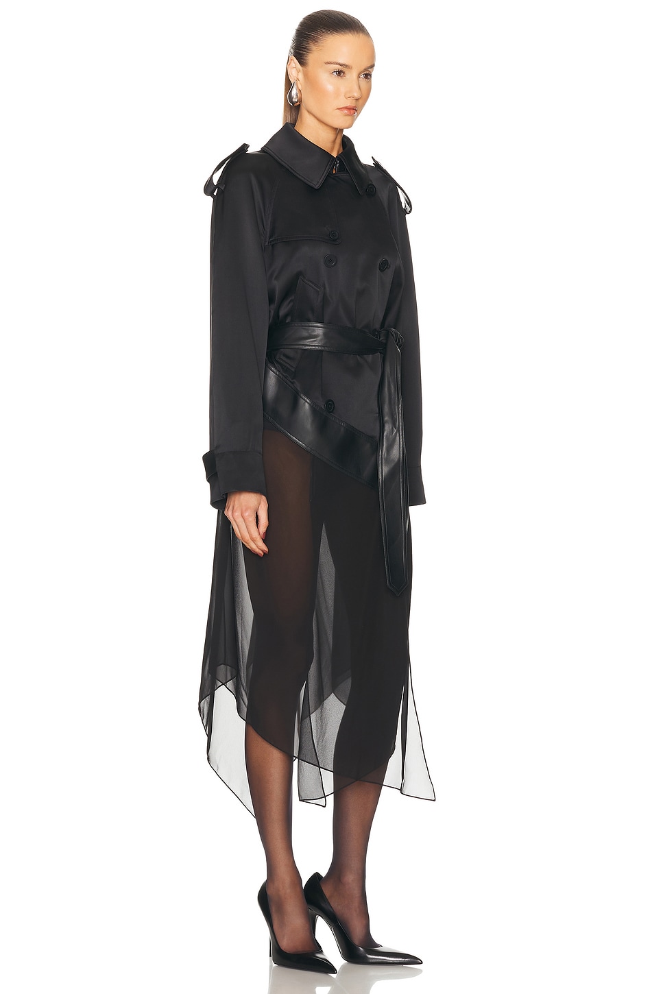 HELMUT LANG BELTED TRENCHCOAT